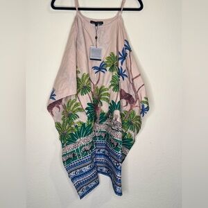 American & Beyond The Seaside Style Cabana Swim BREEZE SASHA PRINTED COVER UP